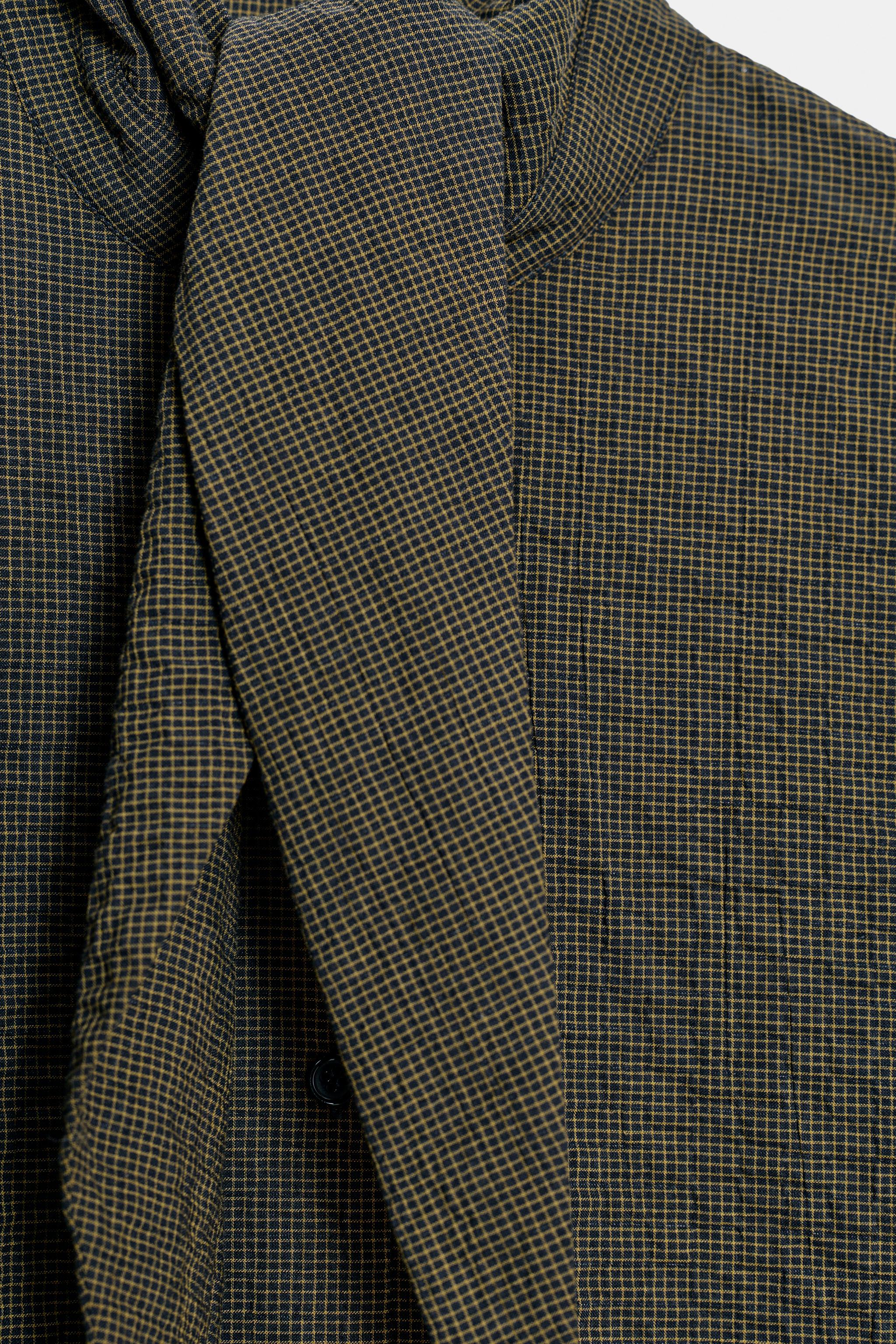 PLAID SHIRT WITH SCARF ZW COLLECTION